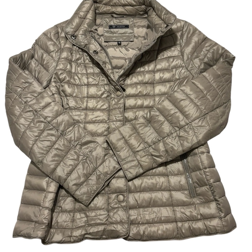 Women's Quilted Jacket in Taupe